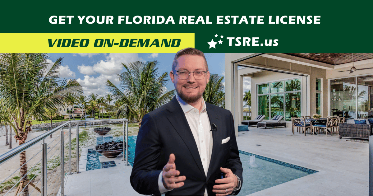 PreRegistration 63Hour Video OnDemand Course TSRE Tampa School
